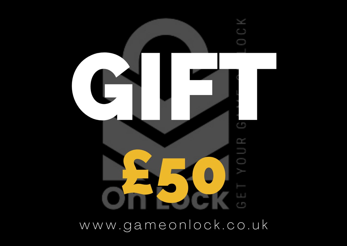 Game On Lock Digital Gift Cards