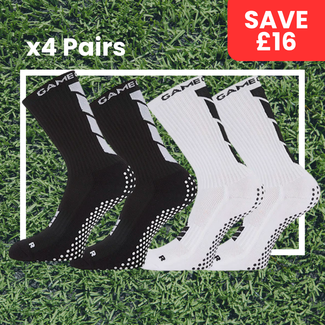 4 pairs of premium grip socks